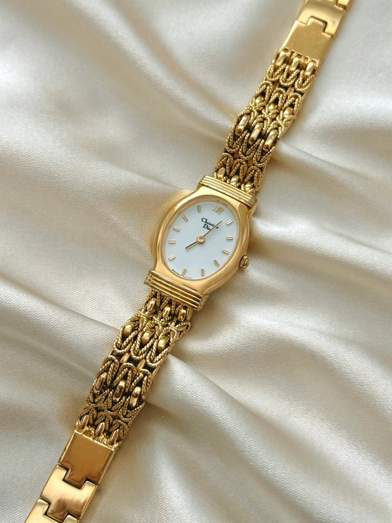 Dior Accessories - AUTHENTIC VERY RARE VINTAGE DIOR GOLD WATCH - WITH BOX